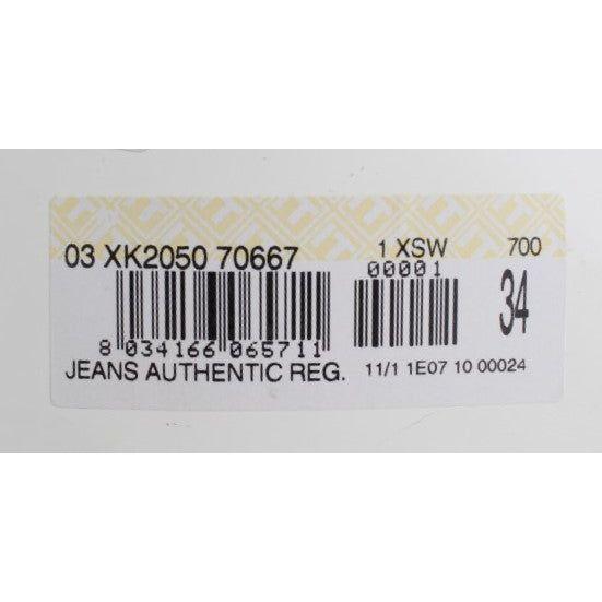 بنطلون جينز أزرق أنيق بقصّة عادية