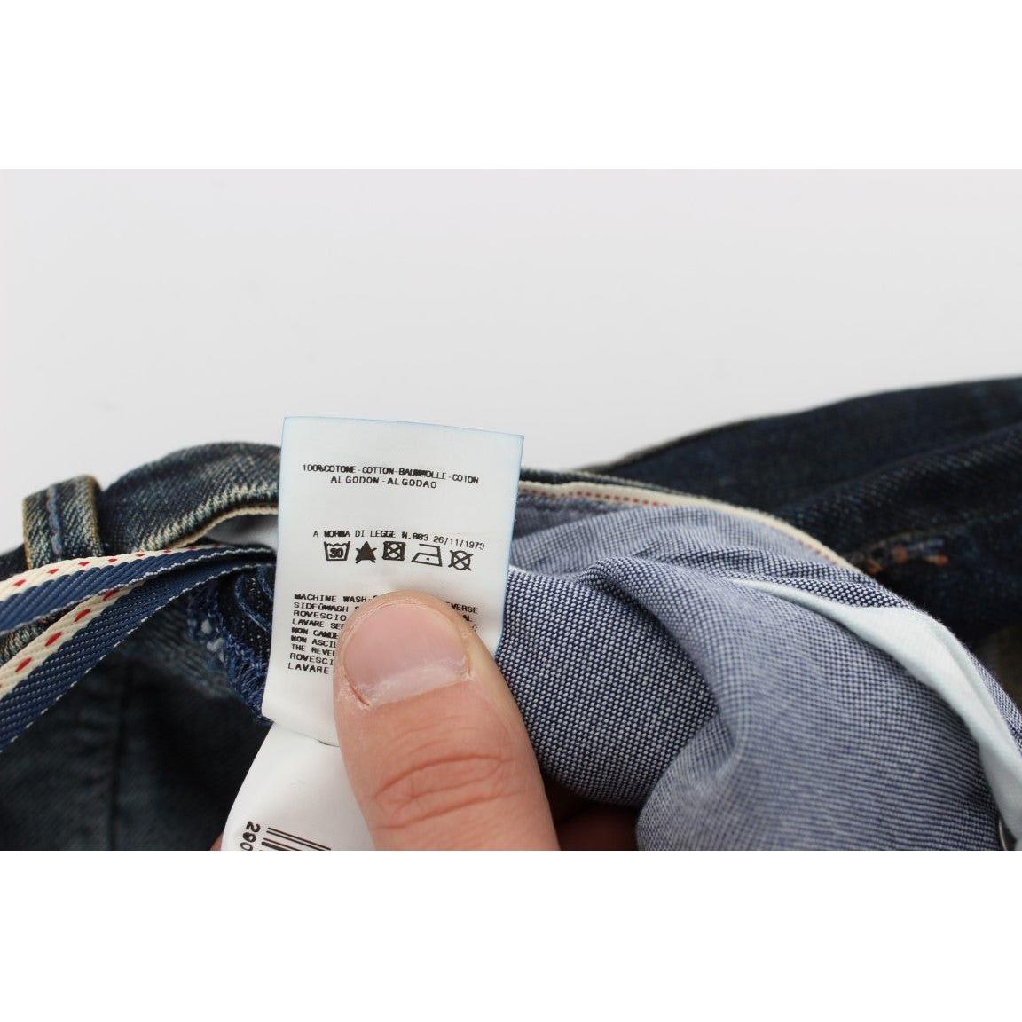 بنطلون جينز رجالي أنيق بقصّة مستقيمة من Acht