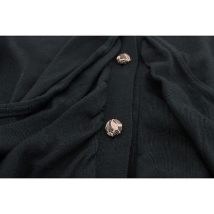 PINK MEMORIES Green Button Down Cardigan Sweater