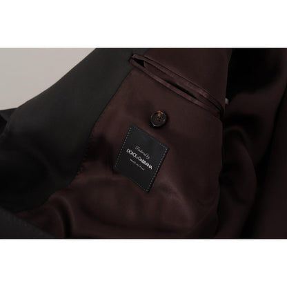 Dolce & Gabbana Black Wool Single Breasted Blazer v
