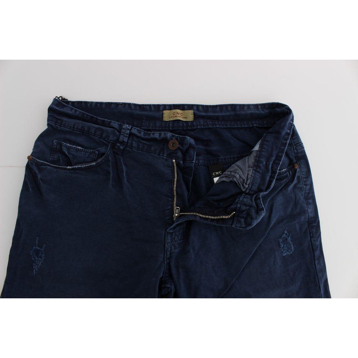 Costume National Blue Cotton Blend Denim Jeans
