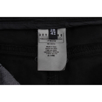 Costume National Black Cotton Capri Cropped Denim Jeans Jeans & Pants