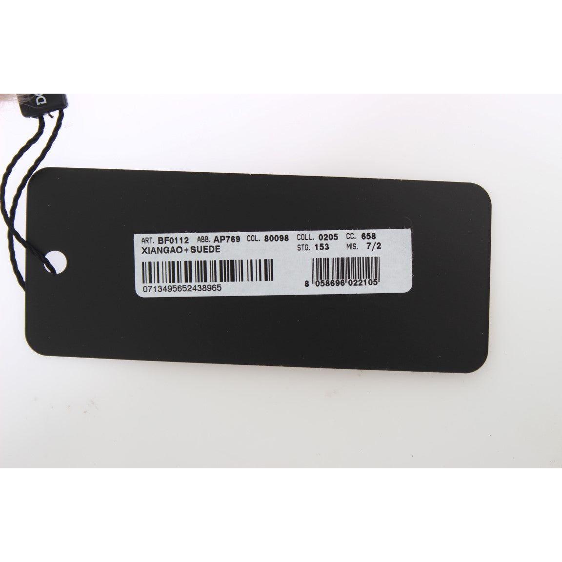 Dolce & Gabbana Beige Suede Xiangao Fur Elbow Gloves