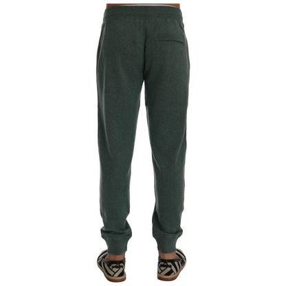 Dolce & Gabbana Green Cashmere Training Pants
