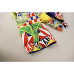 Dolce & Gabbana Multicolor Printed Snow Trouser Pants PAN73053 - 40