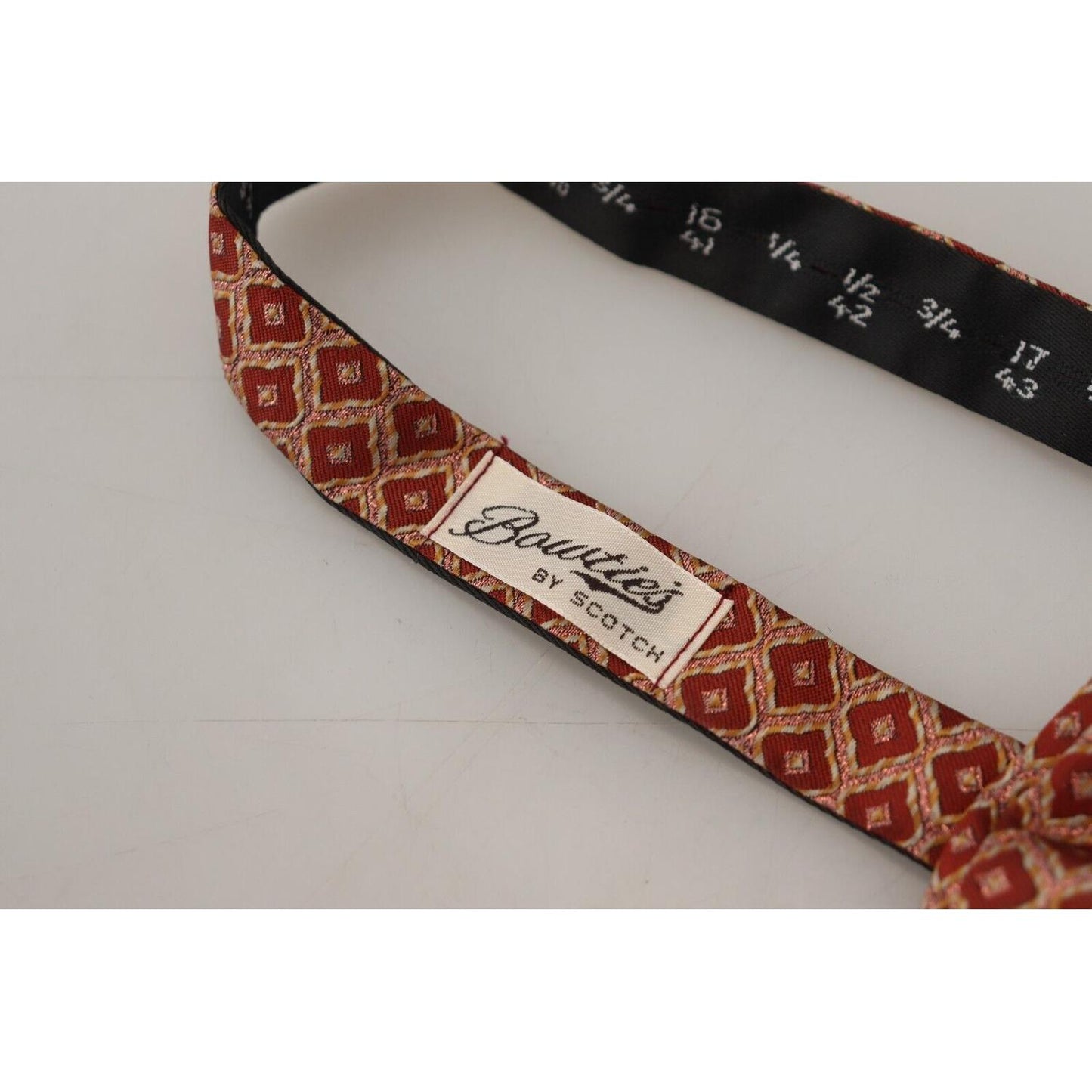 Scotch & Soda Multicolor Silk Adjustable Neck Papillon Men Bow Tie KRA3205