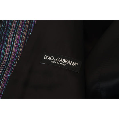 Dolce & Gabbana Multicolor Polyester Waistcoat Dress Formal Vest