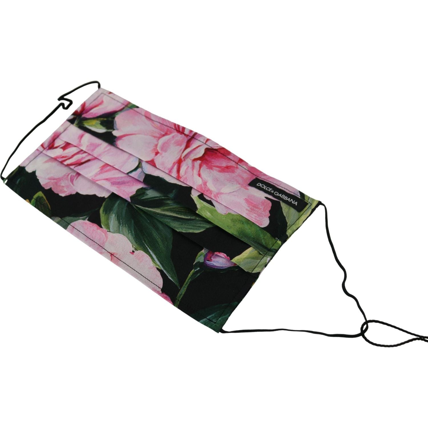 قناع الوجه من القطن بنقشة الأزهار الأنيقة من دولتشي آند غابانا