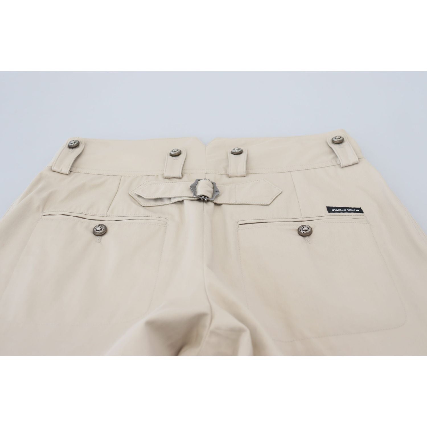 Dolce & Gabbana Beige Cotton Women Cargo Pants