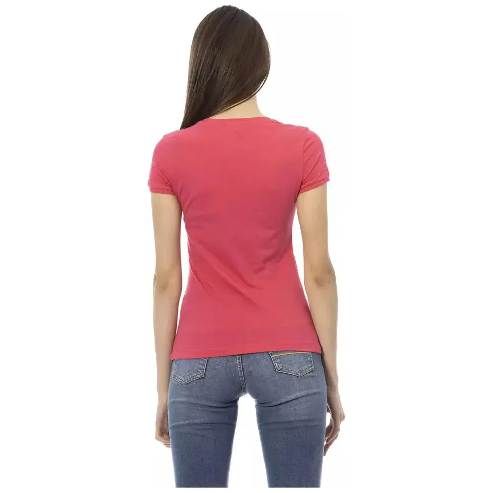 Trussardi Action Multicolor Cotton Women T-Shirt TR-23080-S