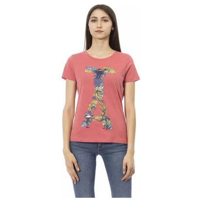 Trussardi Action Fuchsia Cotton Women T-Shirt