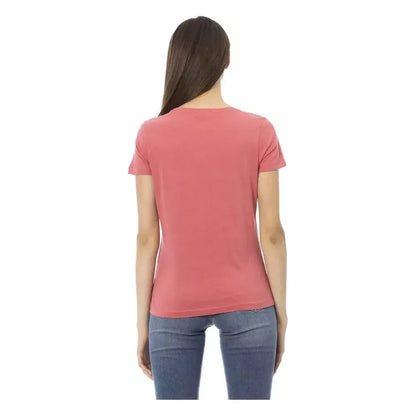 Trussardi Action Fuchsia Cotton Women T-Shirt