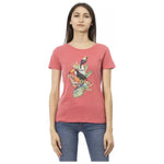 Trussardi Action Multicolor Cotton Women T-Shirt TR-23043-XS