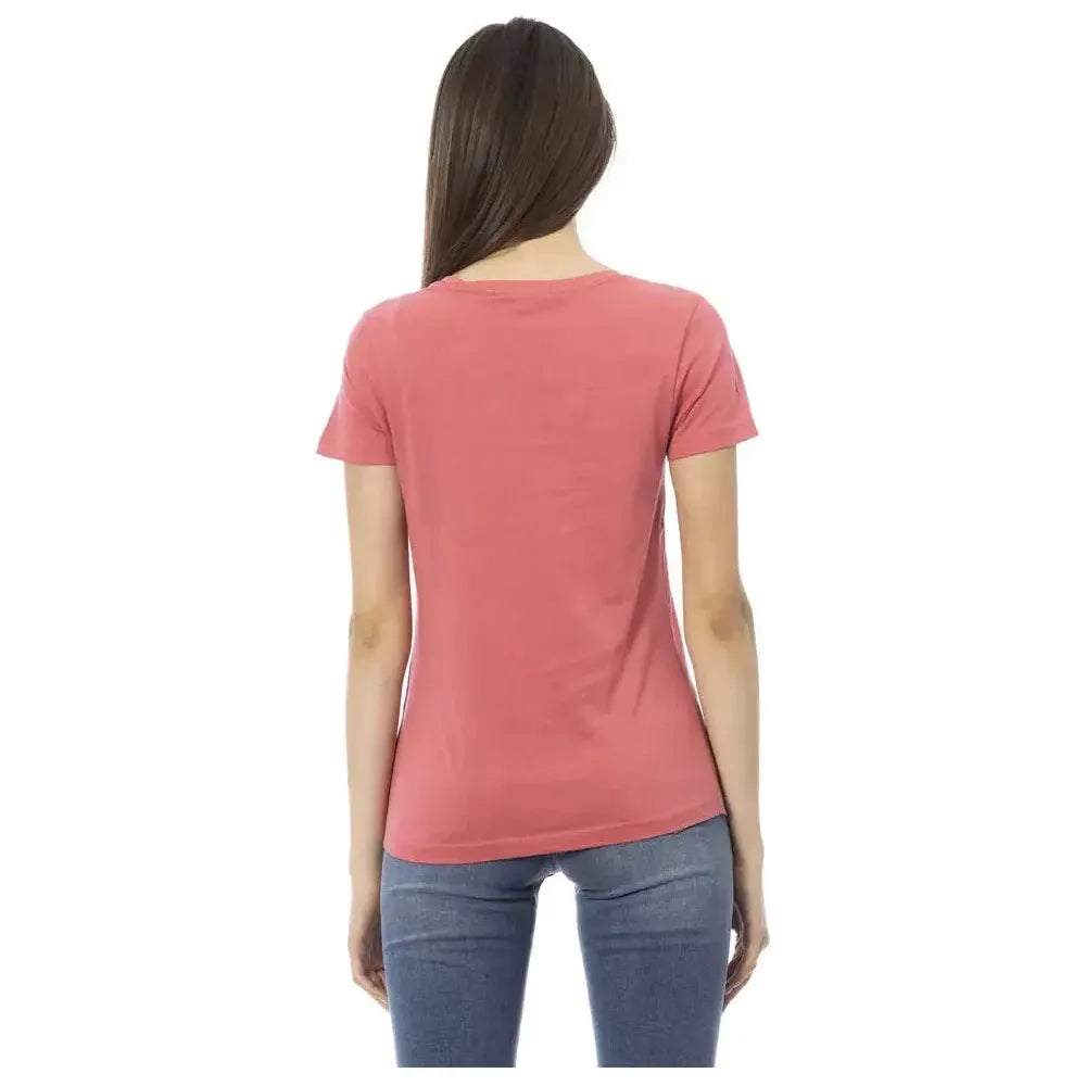 Trussardi Action Multicolor Cotton Women T-Shirt TR-23043-XS