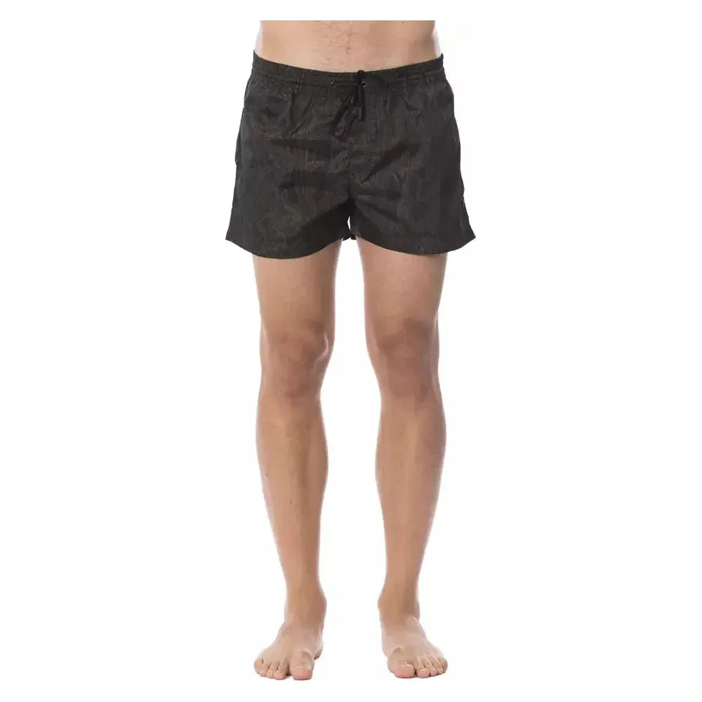 Roberto Cavalli Sport Army Polyester Swimwear