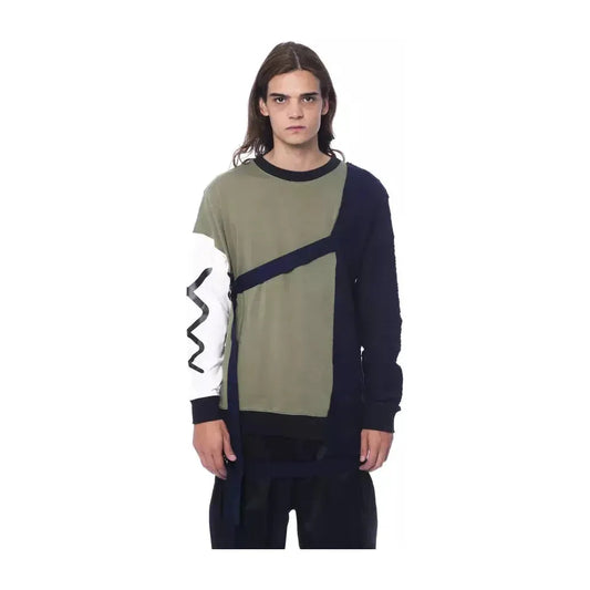 Nicolo Tonetto Army Cotton Men Sweater