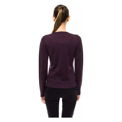 Montana Blu Purple Wool Women's Sweater