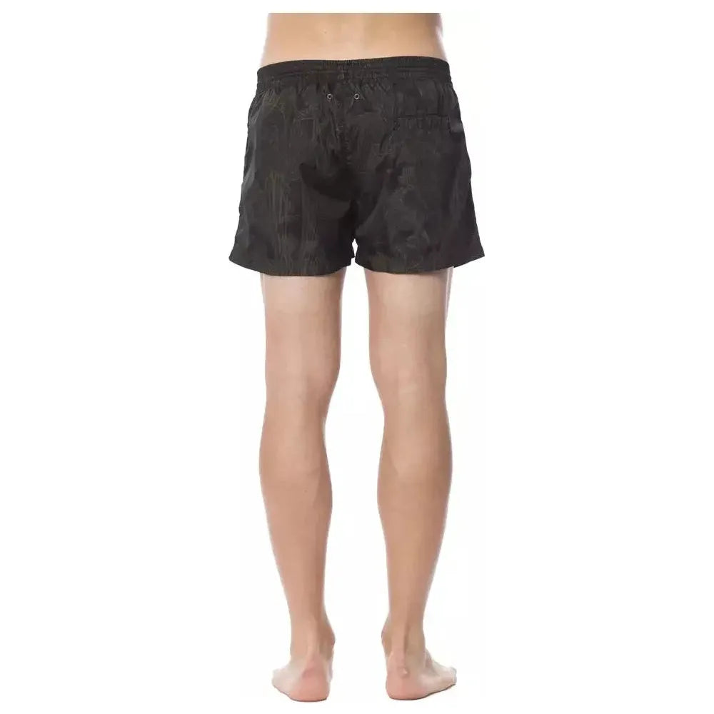 Roberto Cavalli Sport Army Polyester Swimwear