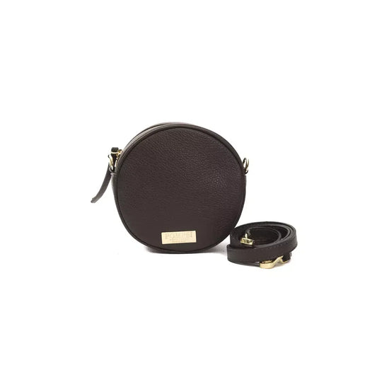 Pompei Donatella Brown Leather Women Crossbody Bag