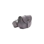 Pompei Donatella Gray Leather Women Crossbody Bag PO-5821