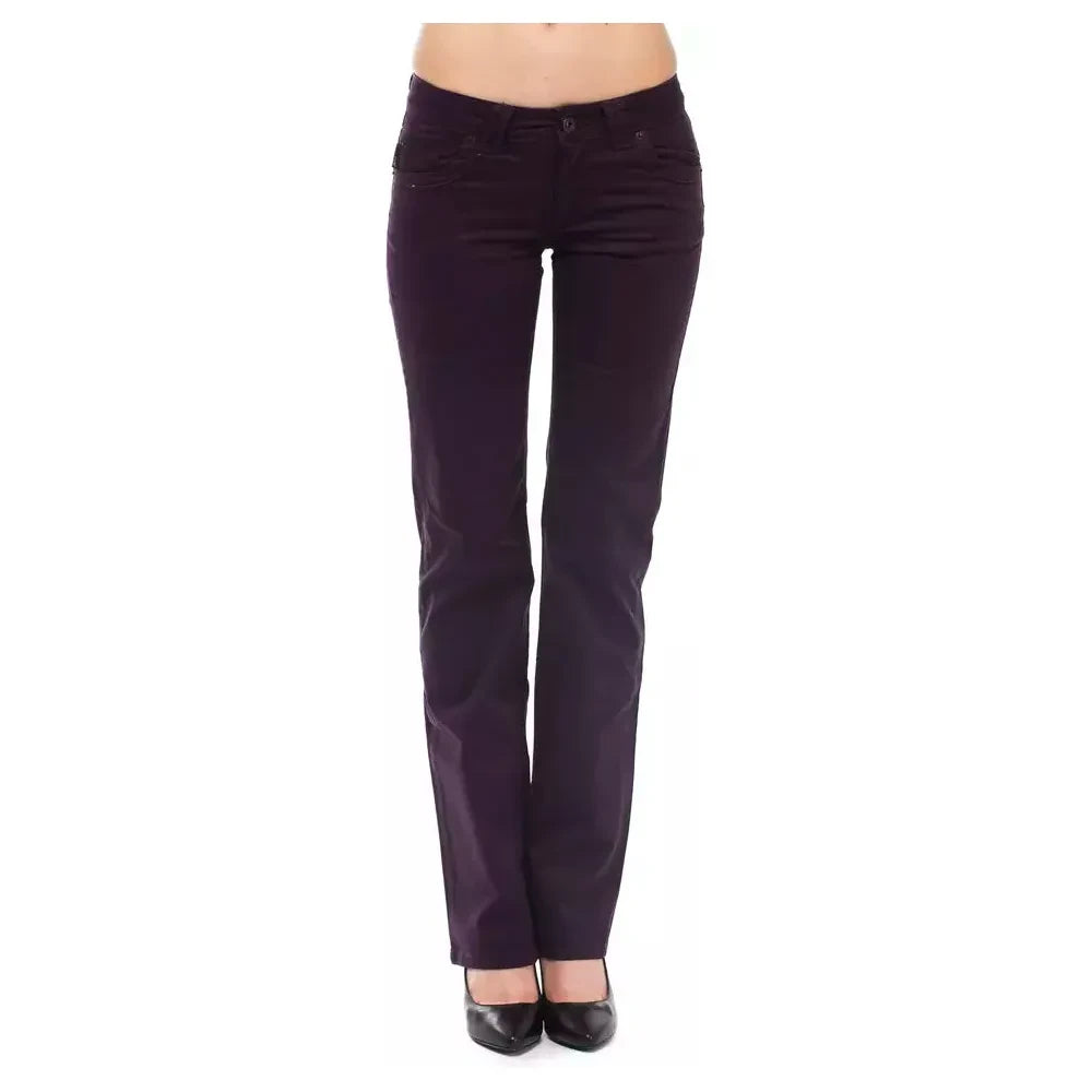 Ungaro Fever Purple Cotton Pant