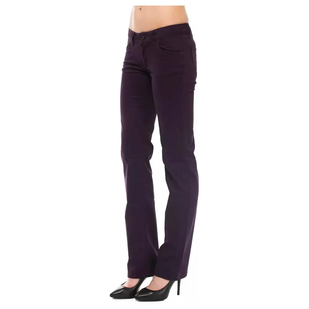 Ungaro Fever Purple Cotton Pant