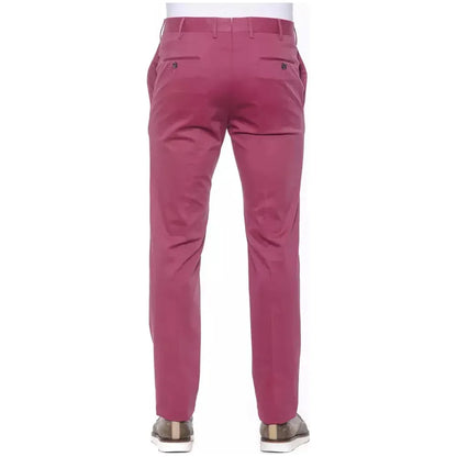 PT Torino Fuchsia Cotton Men Trouser Jeans & Pants