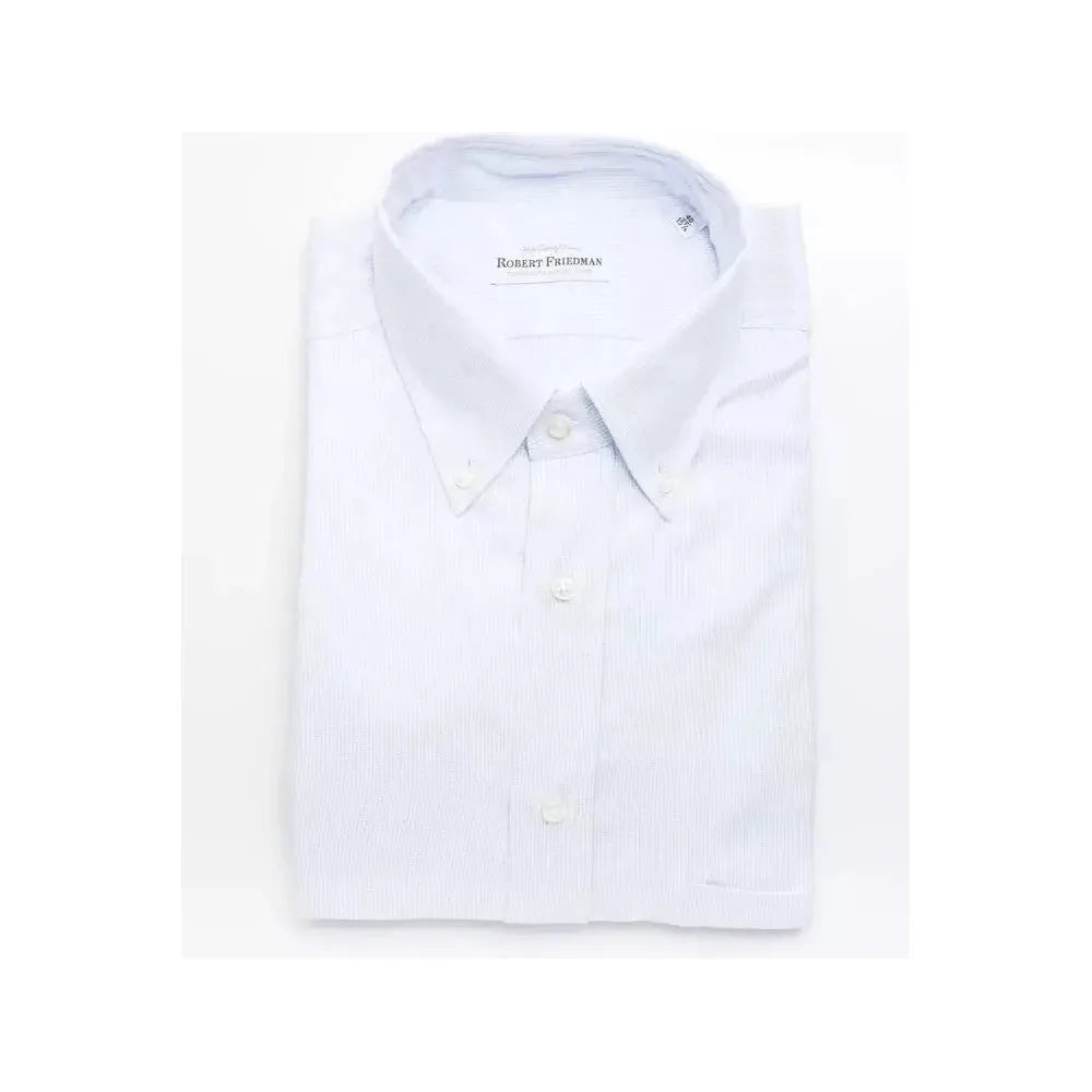 Robert Friedman Light Blue Cotton Shirt