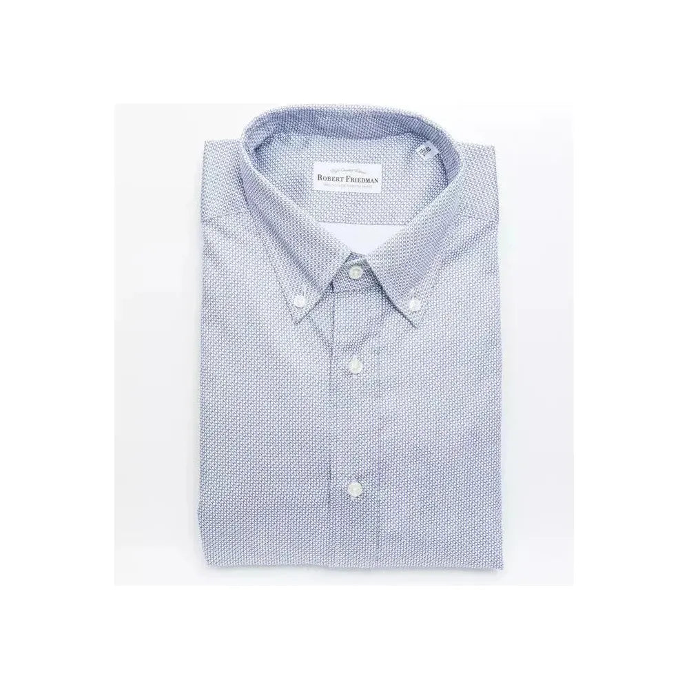 Robert Friedman Light Blue Cotton Shirt