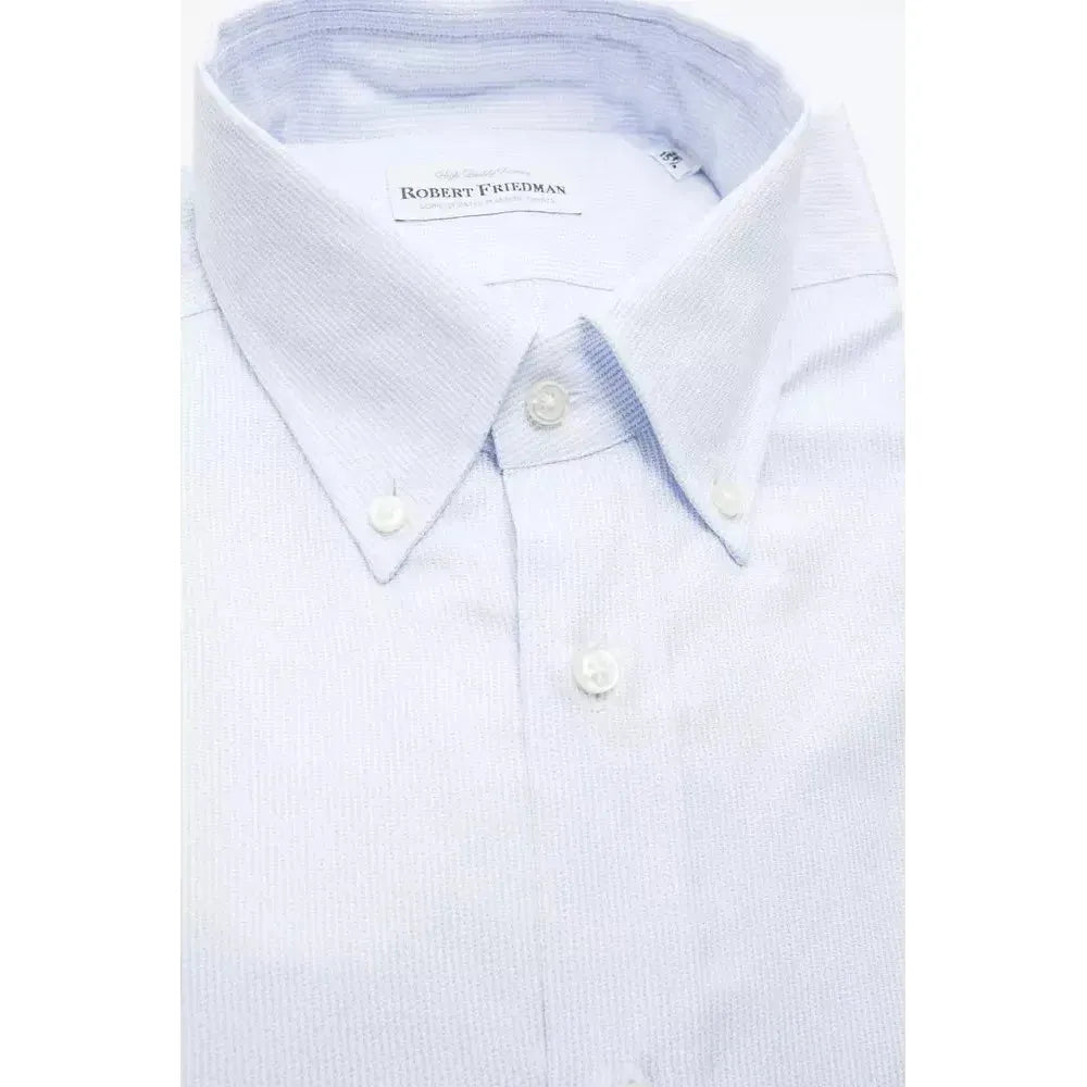 Robert Friedman Light Blue Cotton Shirt