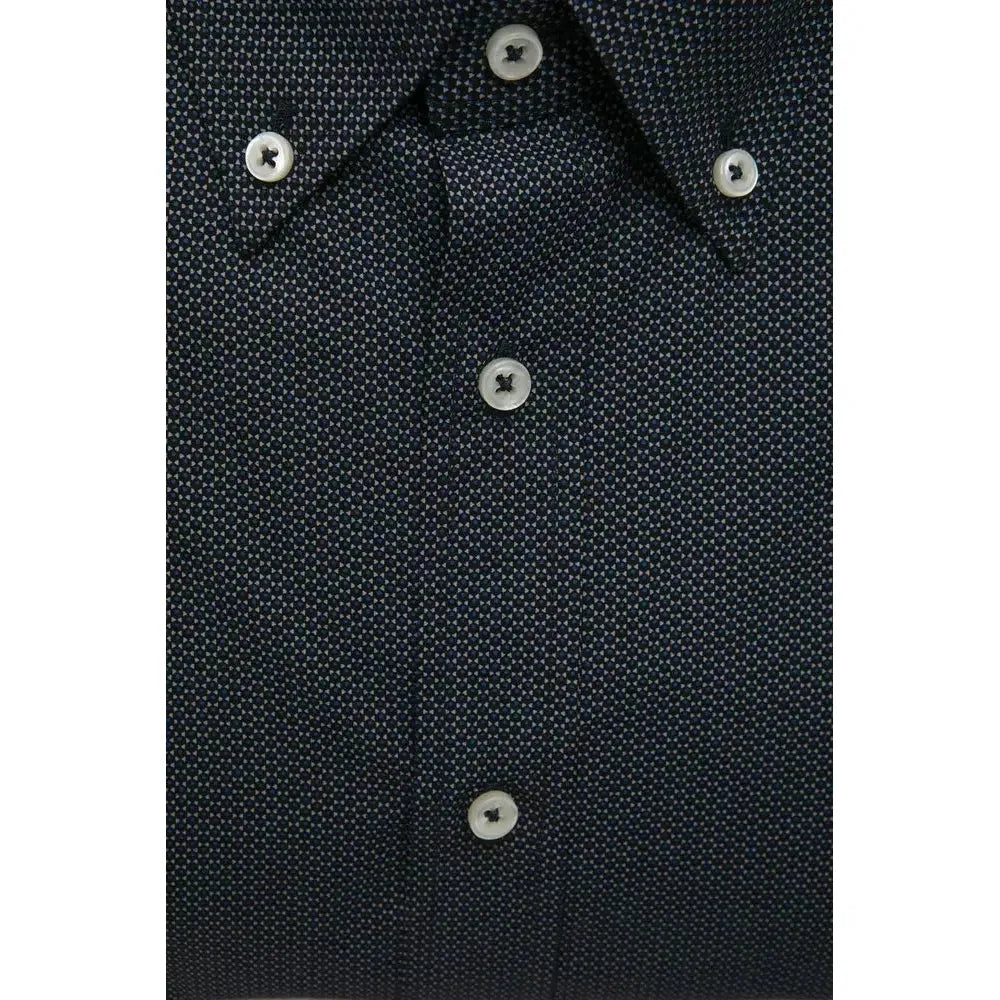 Robert Friedman Black Cotton Shirt