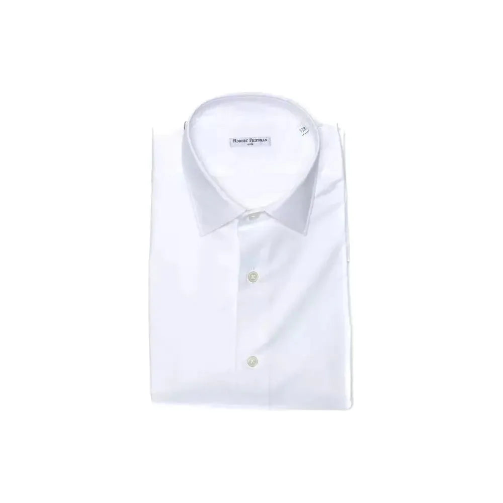 Robert Friedman White Cotton Shirt