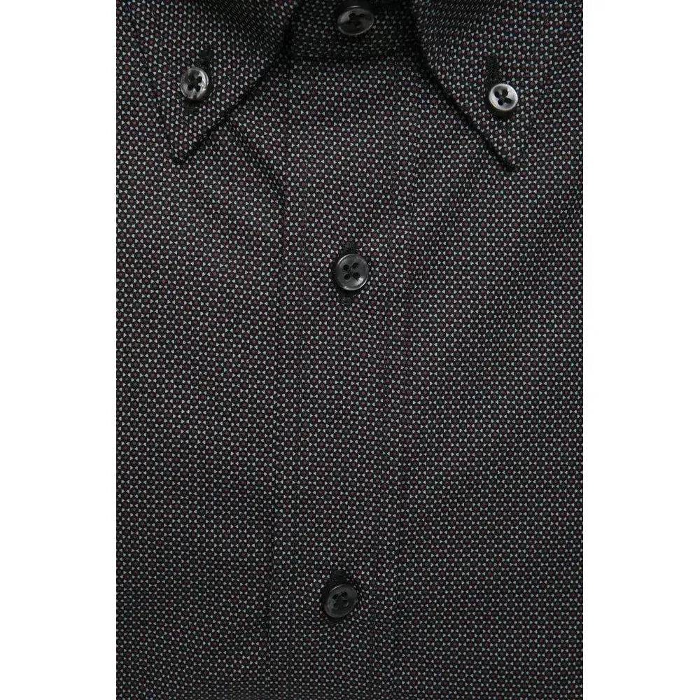 Robert Friedman Black Cotton Shirt