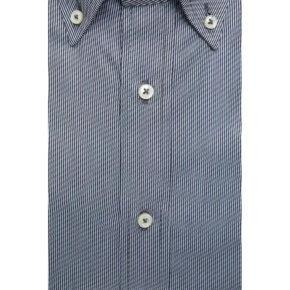 Robert Friedman Blue Cotton Shirt