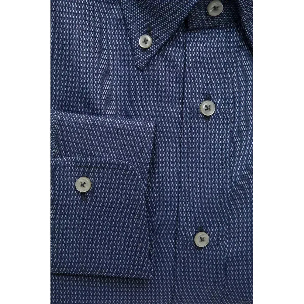 Robert Friedman Blue Cotton Shirt