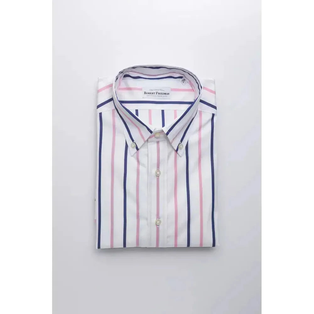 Robert Friedman White Cotton Shirt