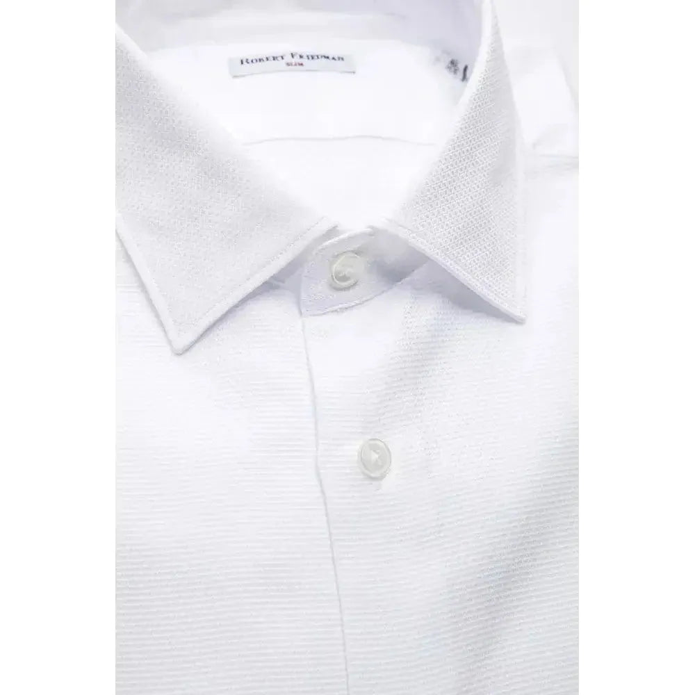Robert Friedman White Cotton Shirt