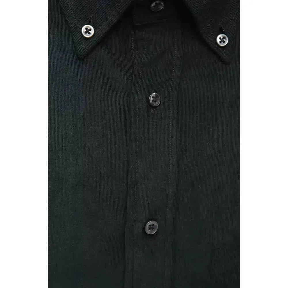 Robert Friedman Black Cotton Shirt