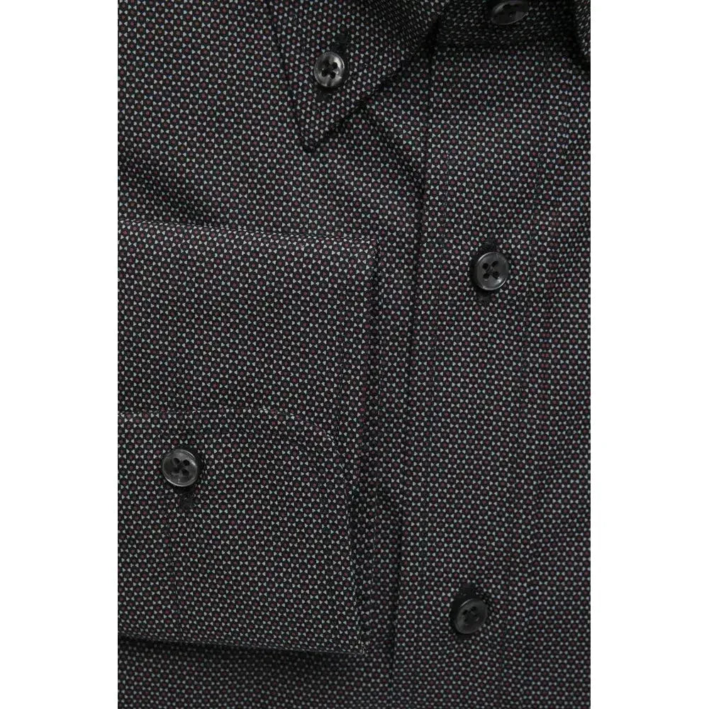 Robert Friedman Black Cotton Shirt
