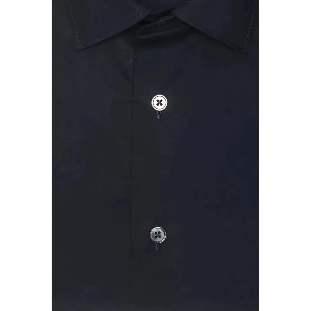 Robert Friedman Black Cotton Shirt