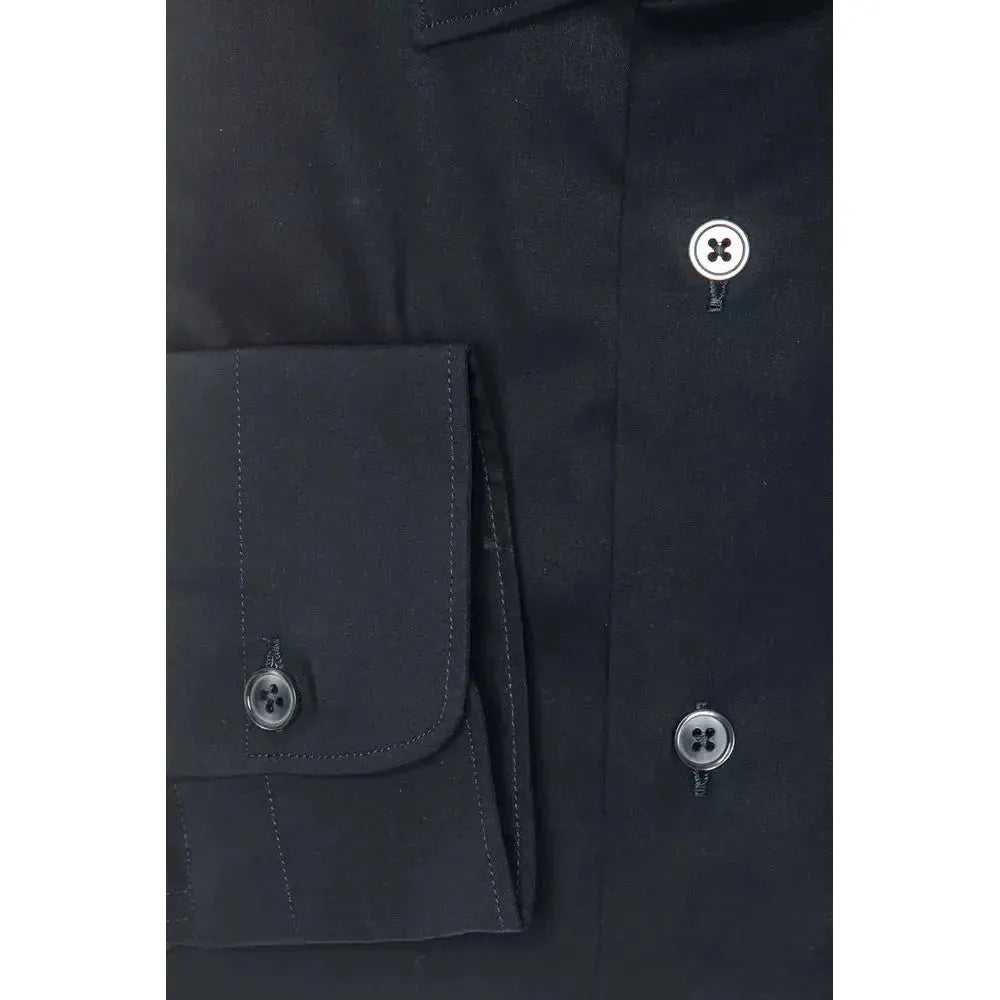 Robert Friedman Black Cotton Shirt