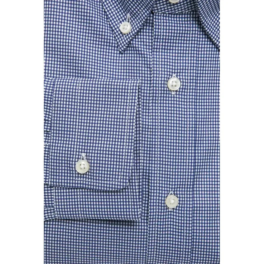 Robert Friedman Blue Cotton Shirt