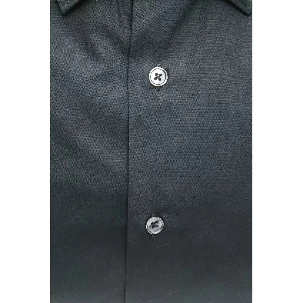 Robert Friedman Black Cotton Shirt