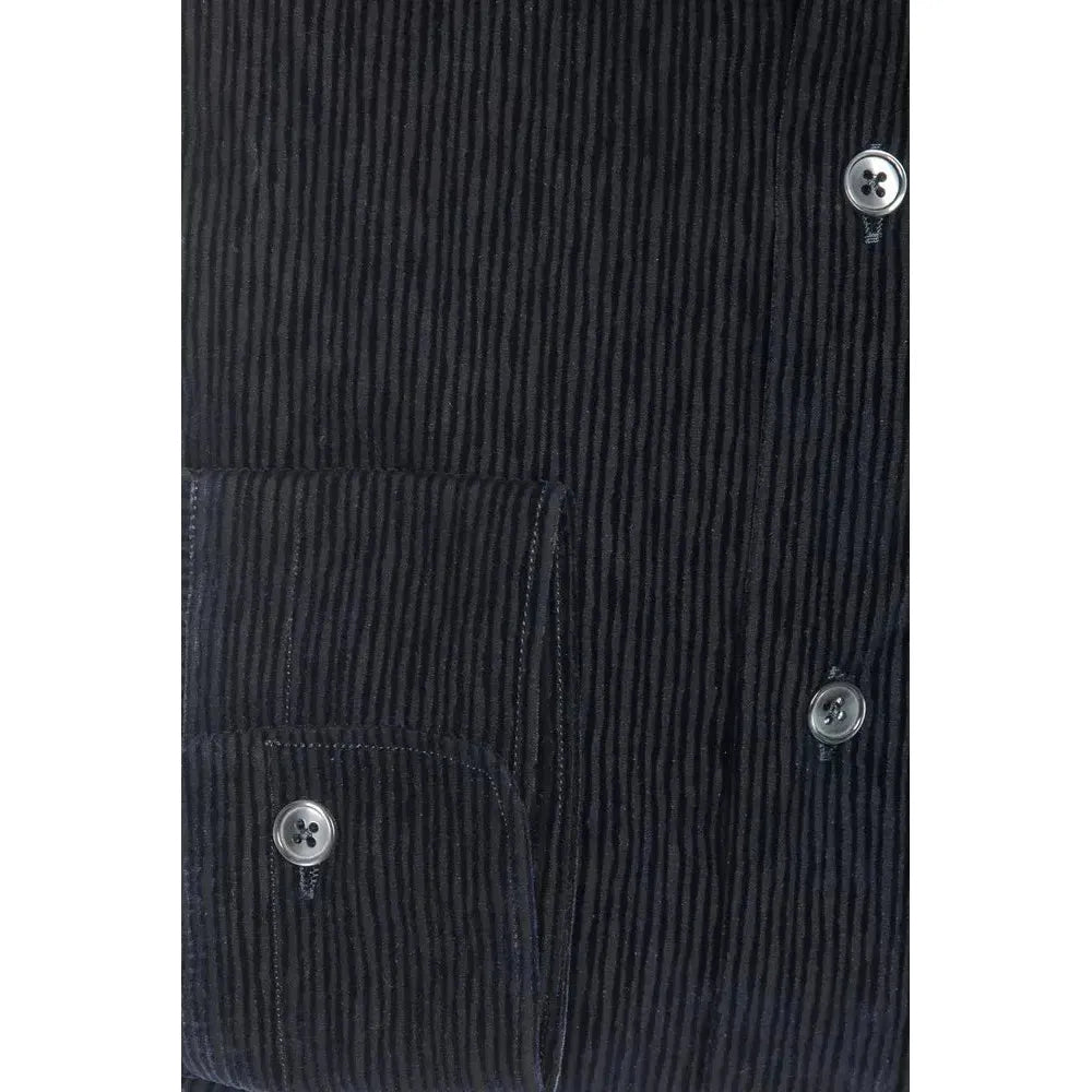 Robert Friedman Black Cotton Shirt