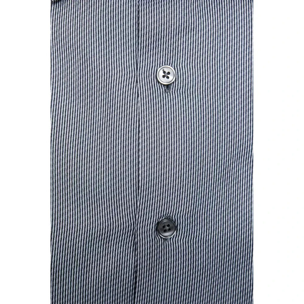 Robert Friedman Blue Cotton Men Shirt