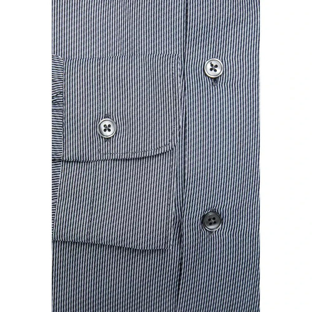 Robert Friedman Blue Cotton Shirt