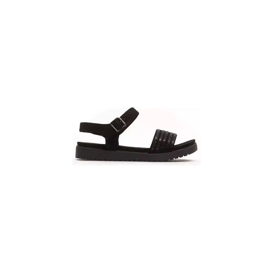 Péché Originel Black Textile Women Sandal PÉOR-18726-EU35/US5