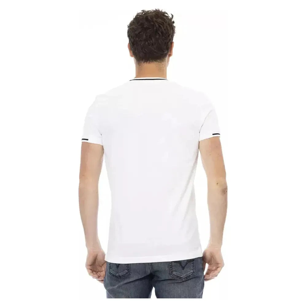Trussardi Action White Cotton T-Shirt