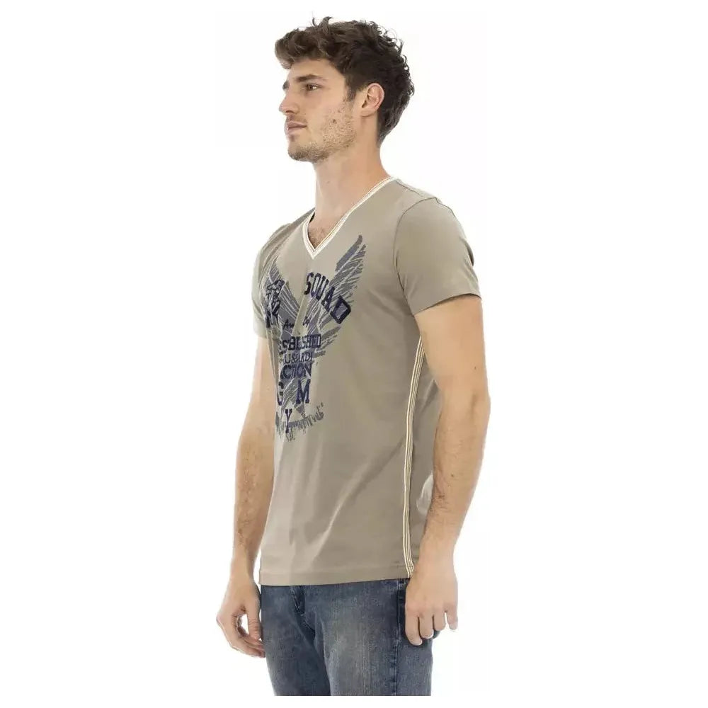 Trussardi Action Green Cotton Men's T-Shirt