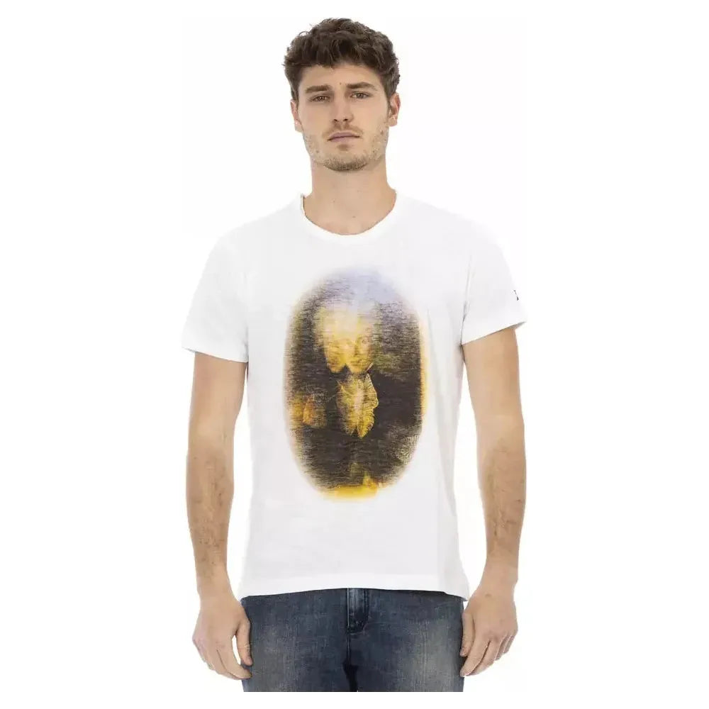 Trussardi Action White Cotton Men's T-Shirt